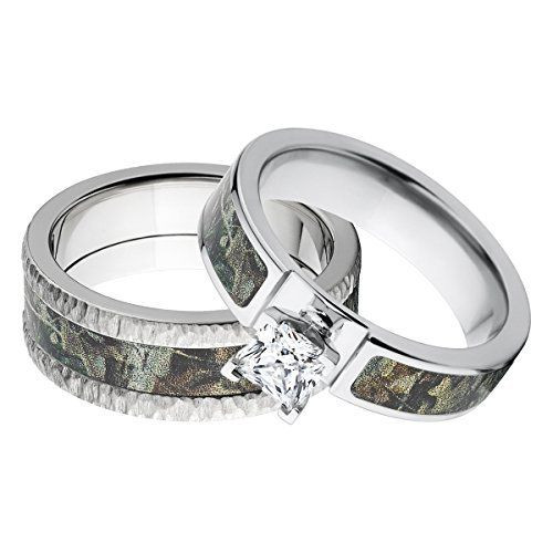 Camouflage Wedding Ring Sets
 8 best Camo Rings and Wedding bands images on Pinterest