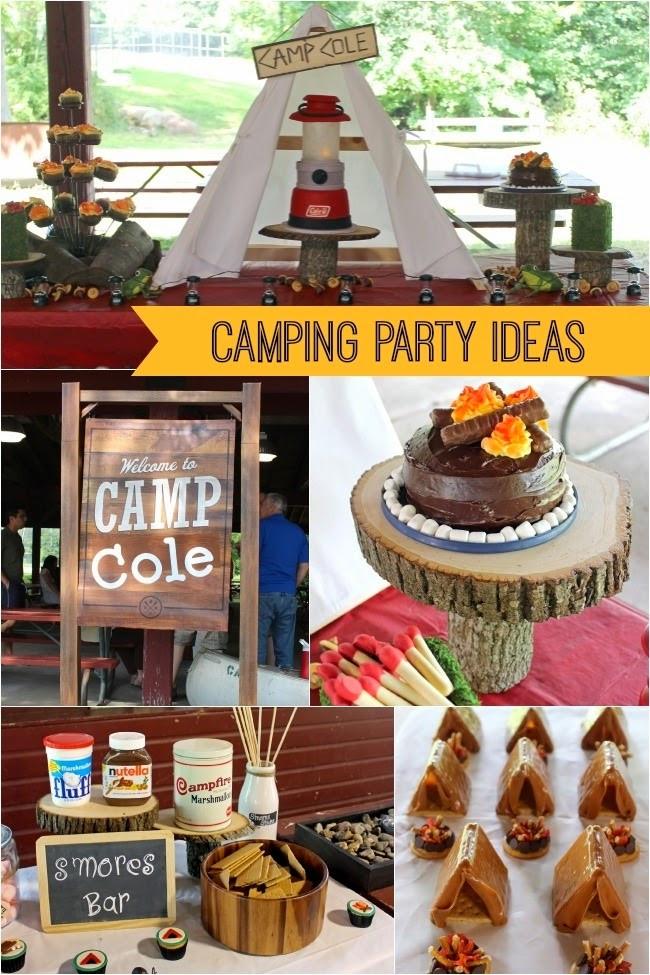 Camping Birthday Party Supplies
 Cupcake Wishes & Birthday Dreams Guest Post Camping