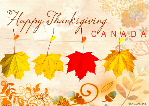 Canadian Thanksgiving Quotes
 "Canada Gives Thanks Postcard"