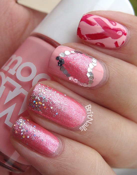 Cancer Awareness Nail Designs
 Breast Cancer Awareness Nail Art