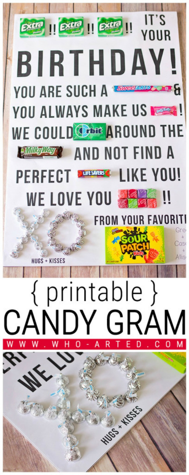 Candy Birthday Cards
 The 11 Best Candy Gram Ideas