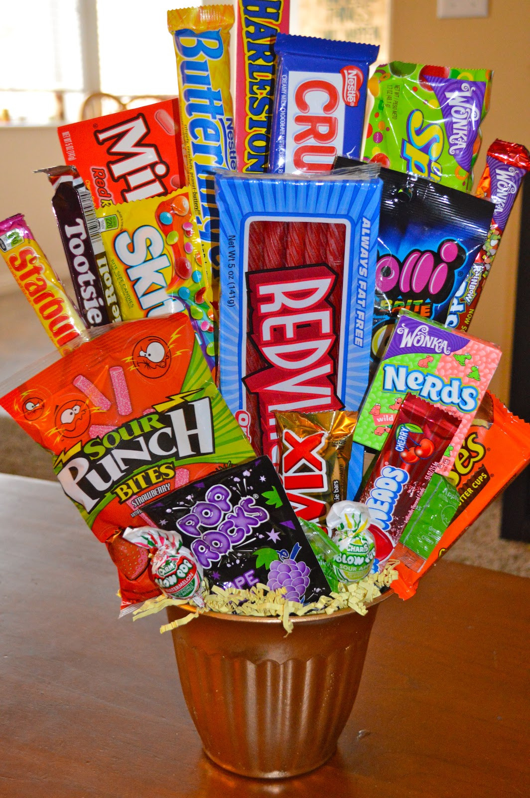 Candy Birthday Gift Ideas
 A Dose of Serendipity CANDY GIFT BUCKET