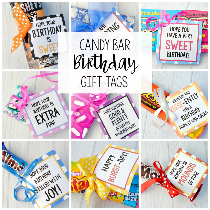 Candy Birthday Gift Ideas
 Candy Bar Sayings for Simple Birthday Gifts – Fun Squared