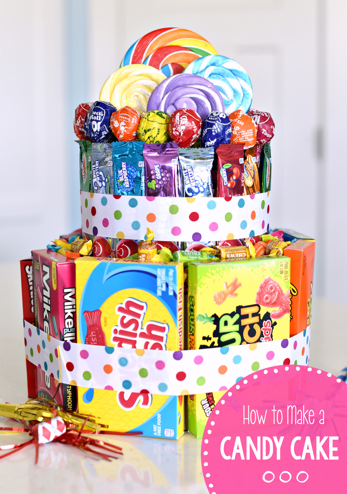 Candy Birthday Gift Ideas
 Birthday Box & Party in a Jar Crazy Little Projects