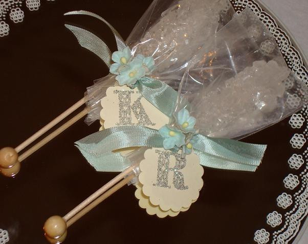 Candy Wedding Favors
 Sweeten Up Your Party Favors with Rock Candy