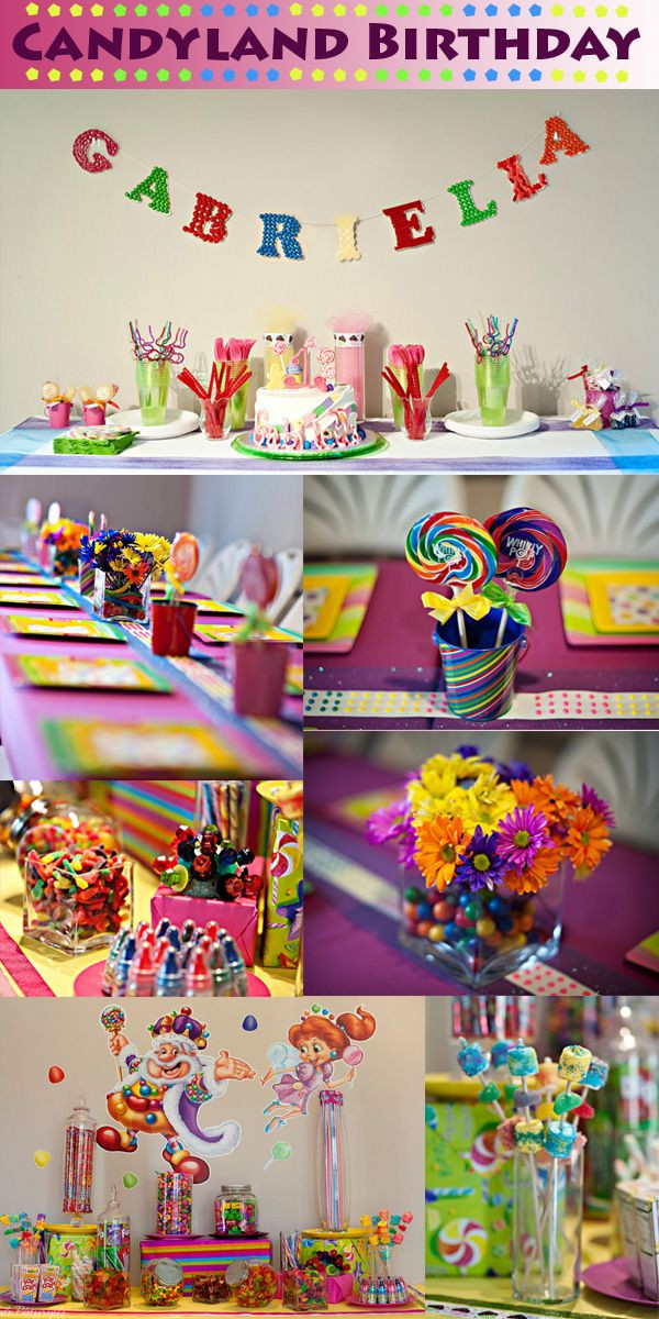 Candyland 1St Birthday Party Ideas
 Candyland Birthday Party Kids Party Ideas