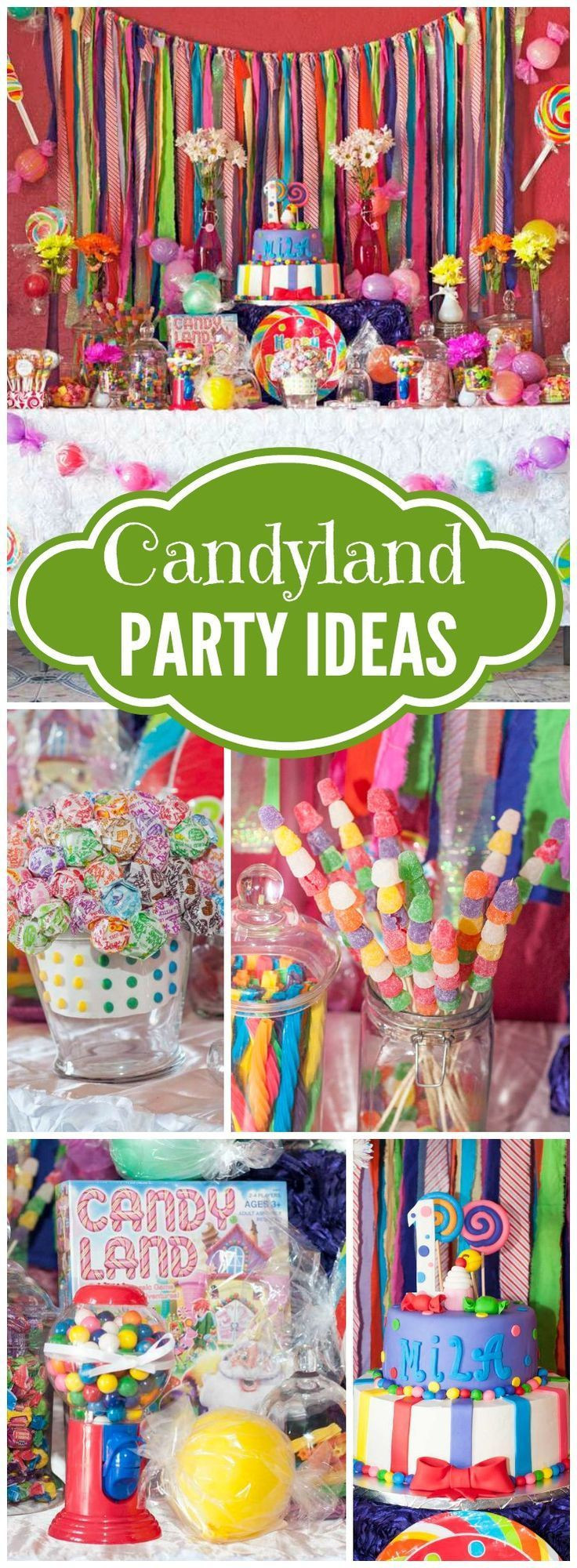 Candyland 1St Birthday Party Ideas
 Candyland Birthday "Mila s 1st Candyland"