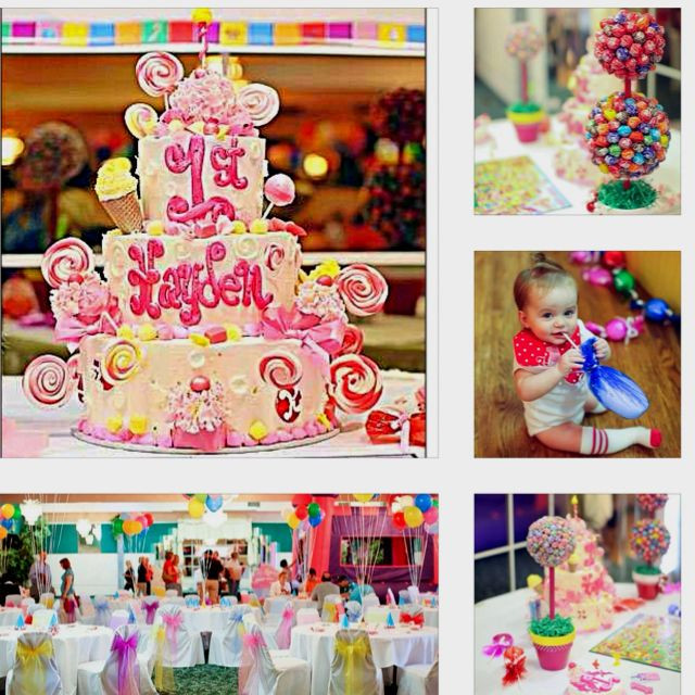 Candyland 1St Birthday Party Ideas
 Candyland First birthday party