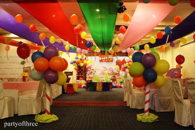 Candyland 1St Birthday Party Ideas
 Party of Three Sophia s First Candyland Birthday