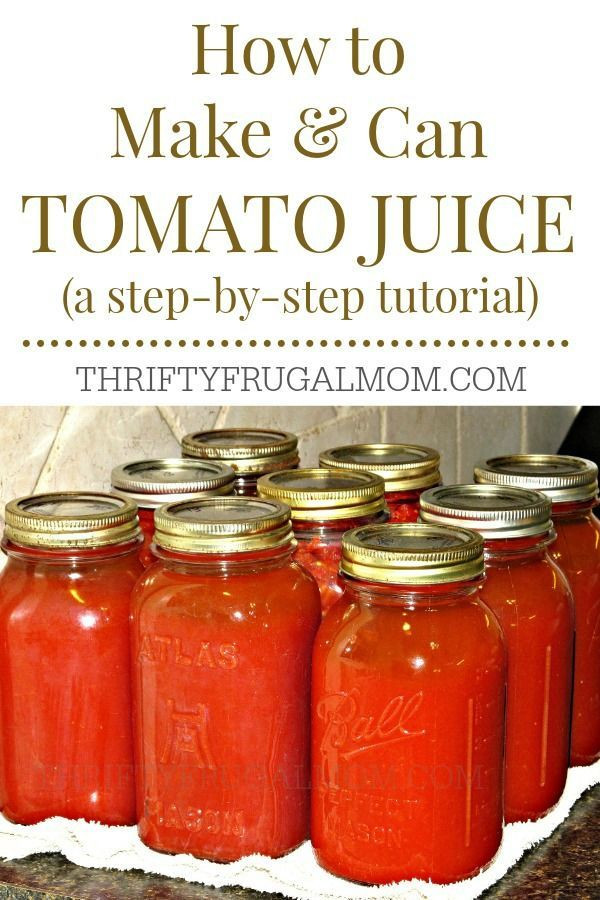 Canning Tomato Juice
 How to Make & Can Tomato Juice a step by step tutorial