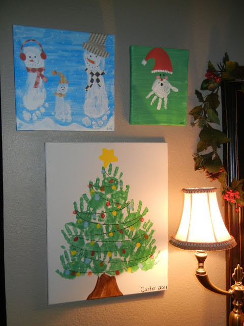 Canvas Crafts For Toddlers
 over 30 fun Christmas tree crafts for kids A girl and a