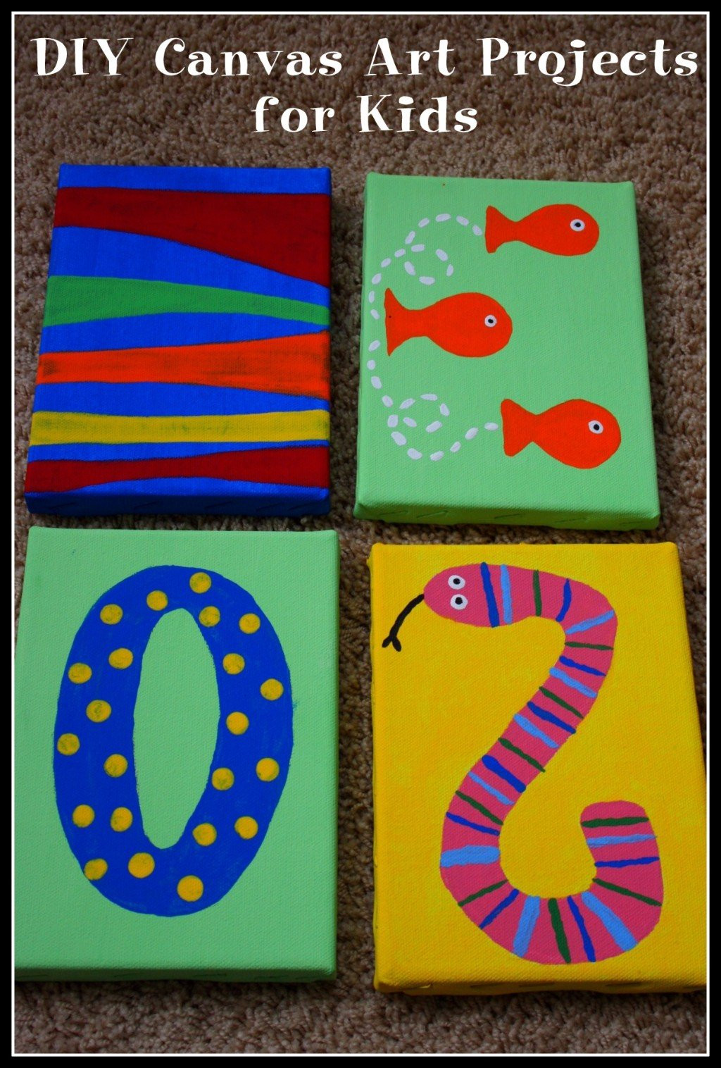 Canvas Crafts For Toddlers
 DIY Canvas Art Projects for Kids