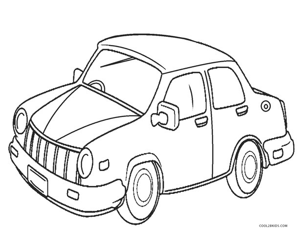 Car Coloring Pages For Toddlers
 Free Printable Cars Coloring Pages For Kids
