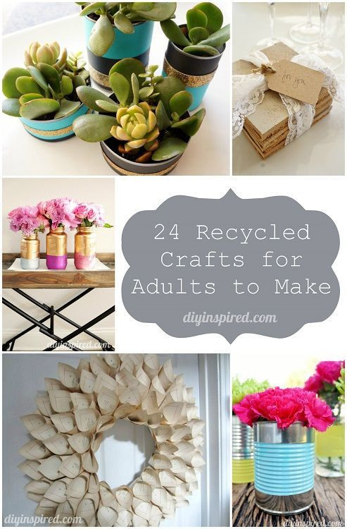 Cardboard Crafts For Adults
 24 Cheap Recycled Crafts for Adults to Make