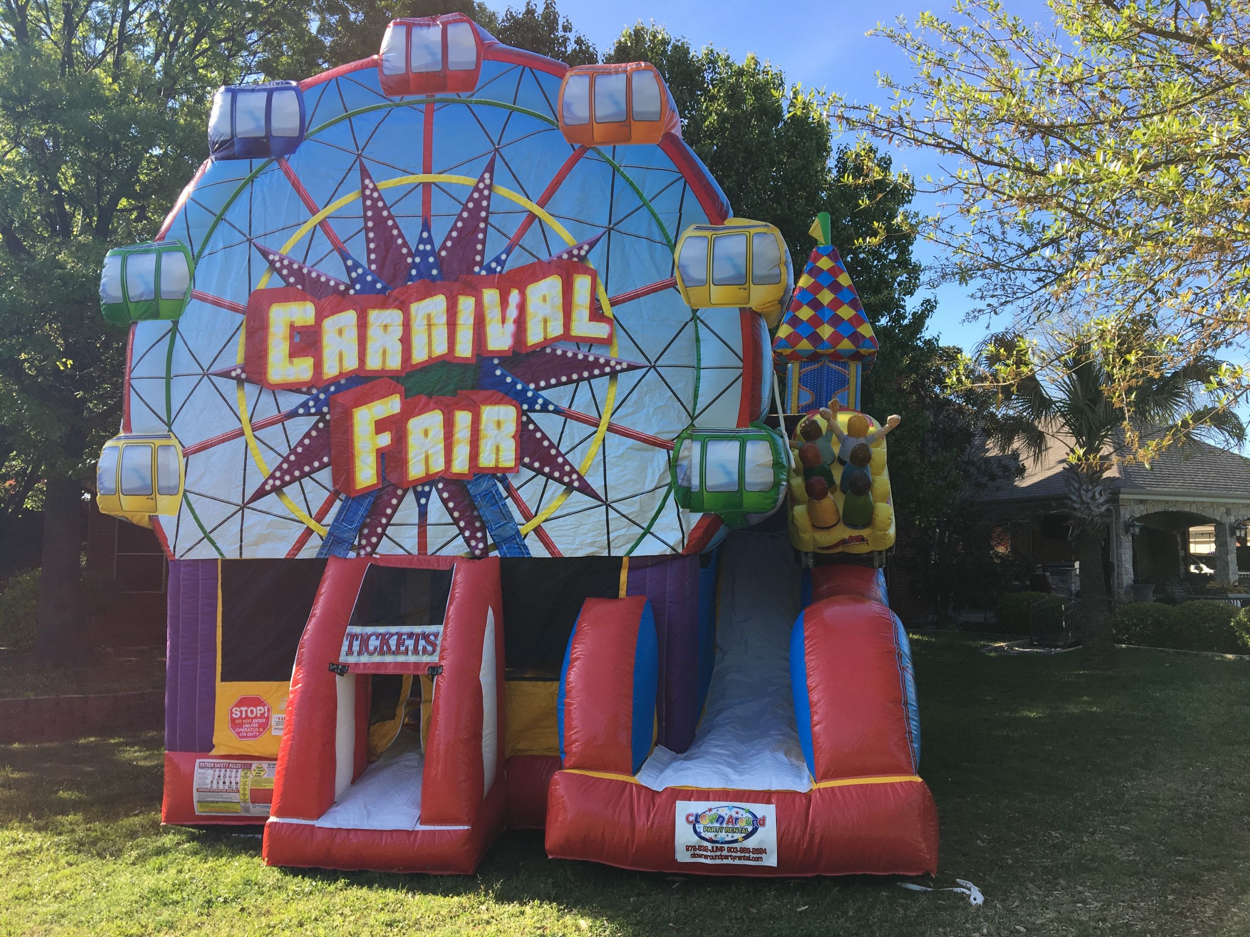 Carnival Birthday Party Rentals
 Carnival Rides Party Rentals Clown Around Party Rentals