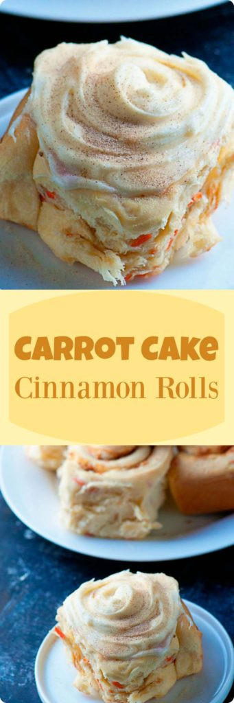 Carrot Cake Rolls
 Carrot Cake Cinnamon Rolls
