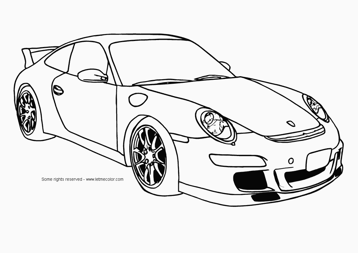 Cars Coloring Pages For Boys
 sports cars coloring pages Free