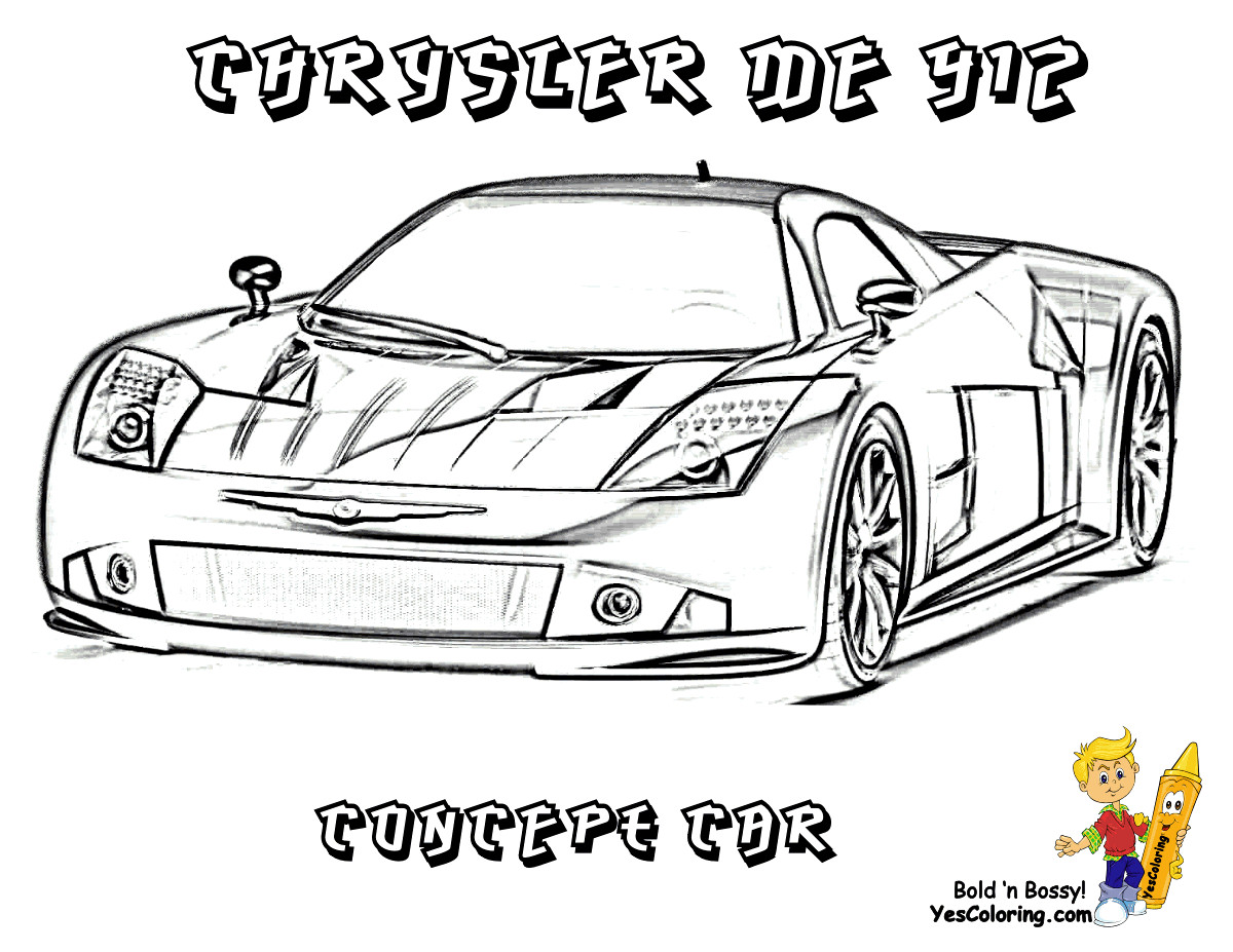 Cars Coloring Pages For Boys
 Hair Raising Cars Coloring Pages Cars