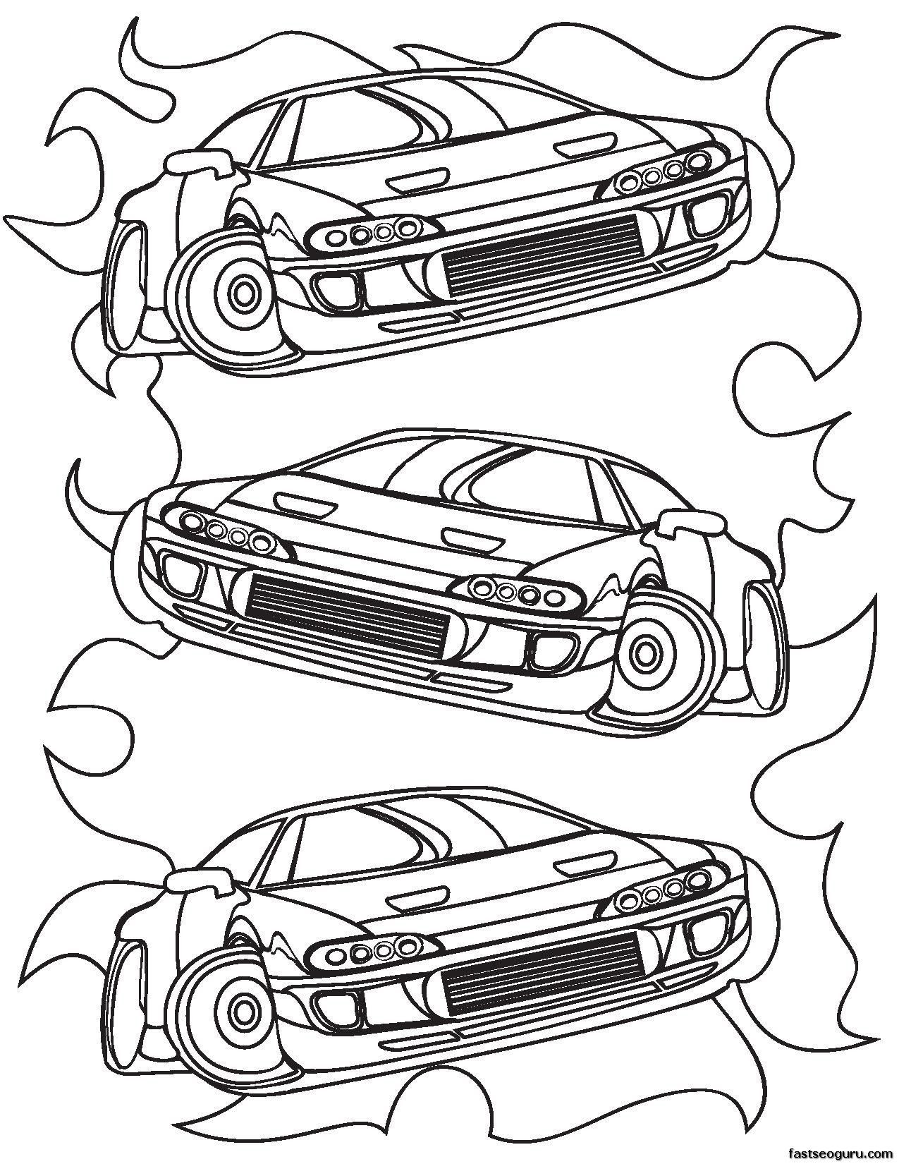 Cars Coloring Pages For Boys
 Coloring Pages For Boys Cars Printable Coloring Home