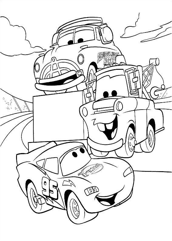 Cars Coloring Pages For Boys
 FREE Disney Cars Coloring Pages Coloring
