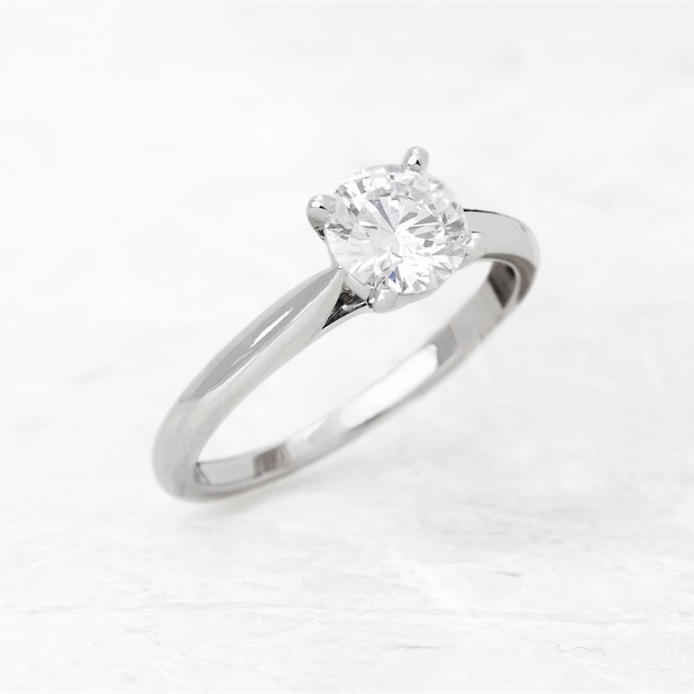 Cartier Diamond Engagement Rings
 Cartier Platinum 1 02ct Diamond Engagement Ring 1135