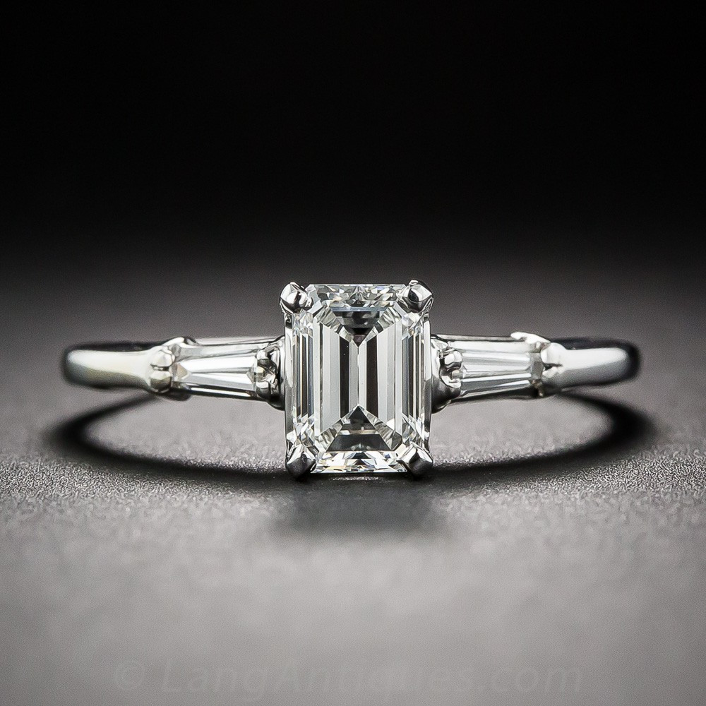 Cartier Diamond Engagement Rings
 Cartier 70 Carat Emerald Cut Diamond Engagement Ring