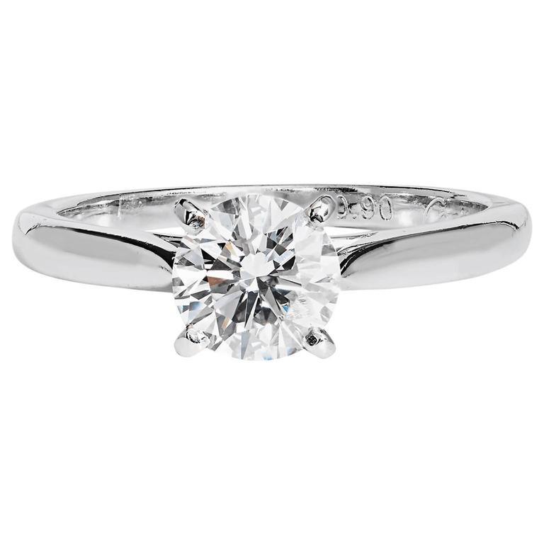 Cartier Diamond Engagement Rings
 Cartier Diamond Engagement Ring at 1stdibs