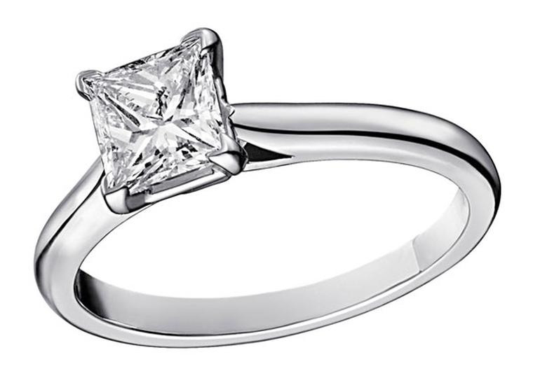 Cartier Diamond Engagement Rings
 Cartier Solitaire 1895 diamond engagement ring set in