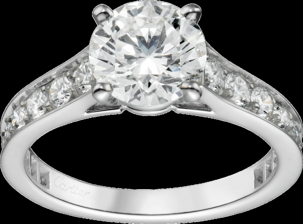 Cartier Diamond Engagement Rings
 CRN Engagement ring Platinum diamonds Cartier