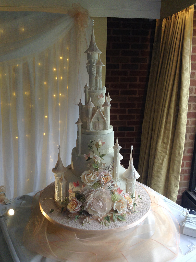 Castle Wedding Cake
 Spring Flowers Fairy Castle Cake – The Wedding Cake