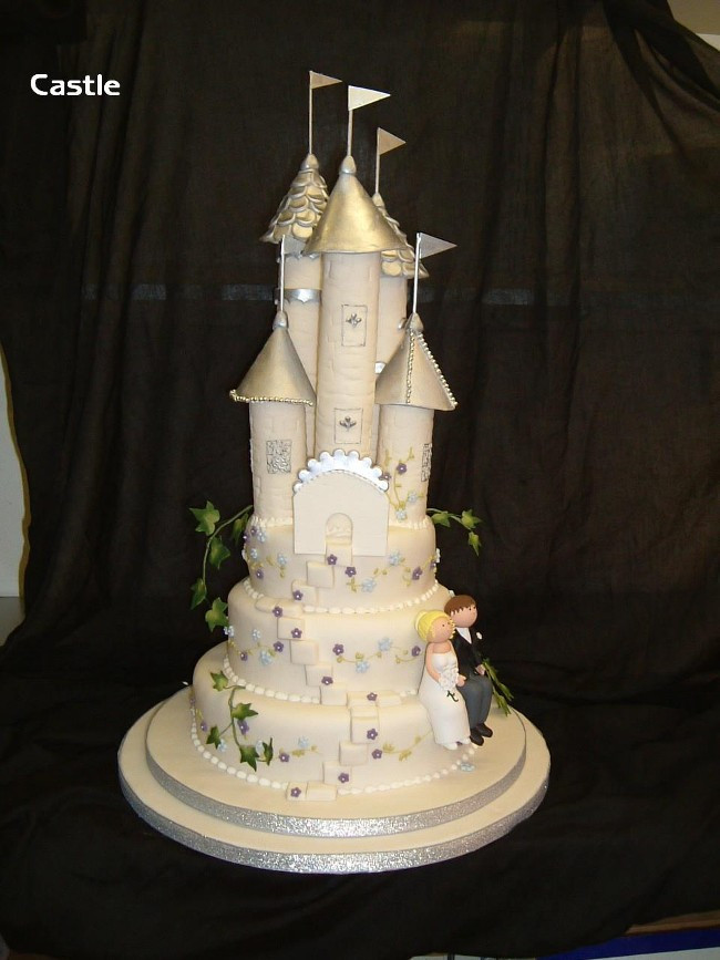Castle Wedding Cake
 My Sister s Wedding Castle Cakes