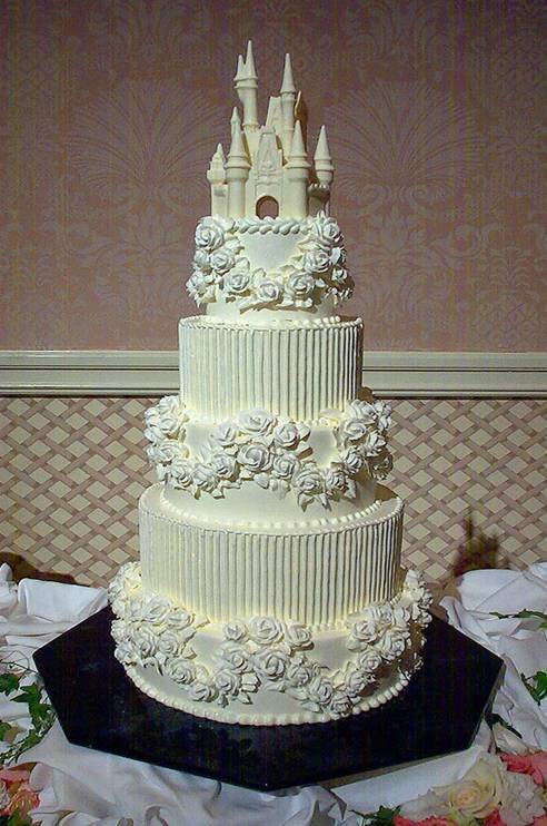 Castle Wedding Cake
 Disney Cinderella Fairy Tale Wedding Cakes