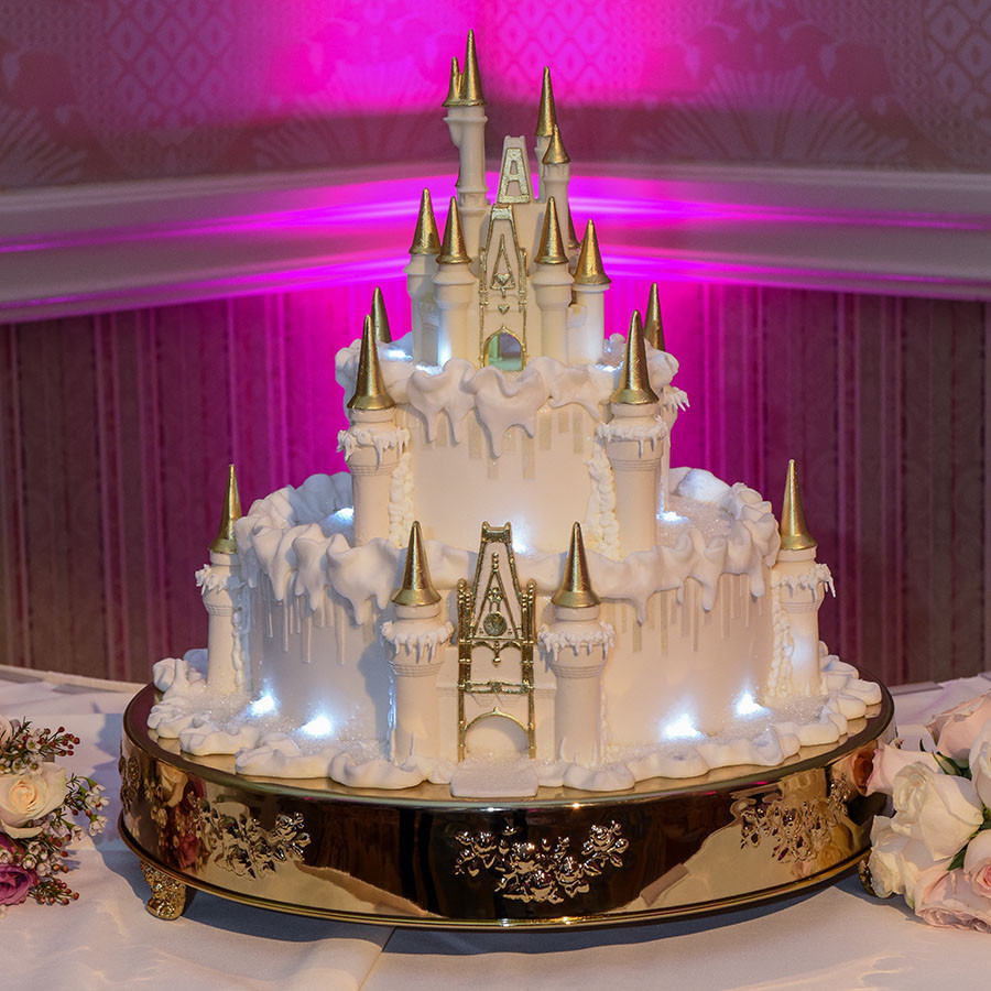 Castle Wedding Cake
 Wedding Cake Wednesday Wintertime at Cinderella Castle