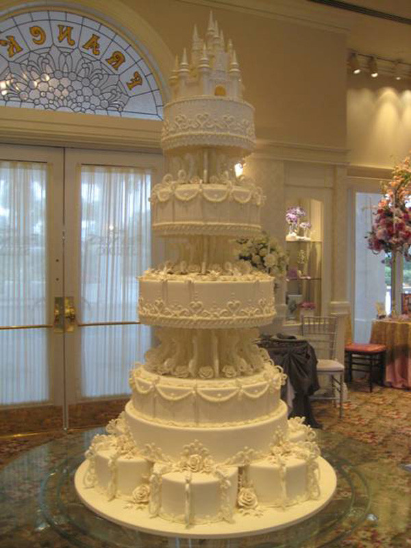 Castle Wedding Cake
 Cakes Disney History