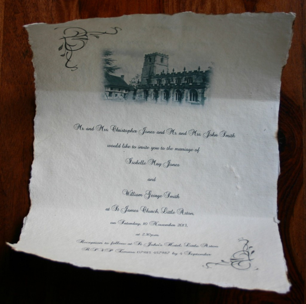 Castle Wedding Invitations
 castle wedding invitations