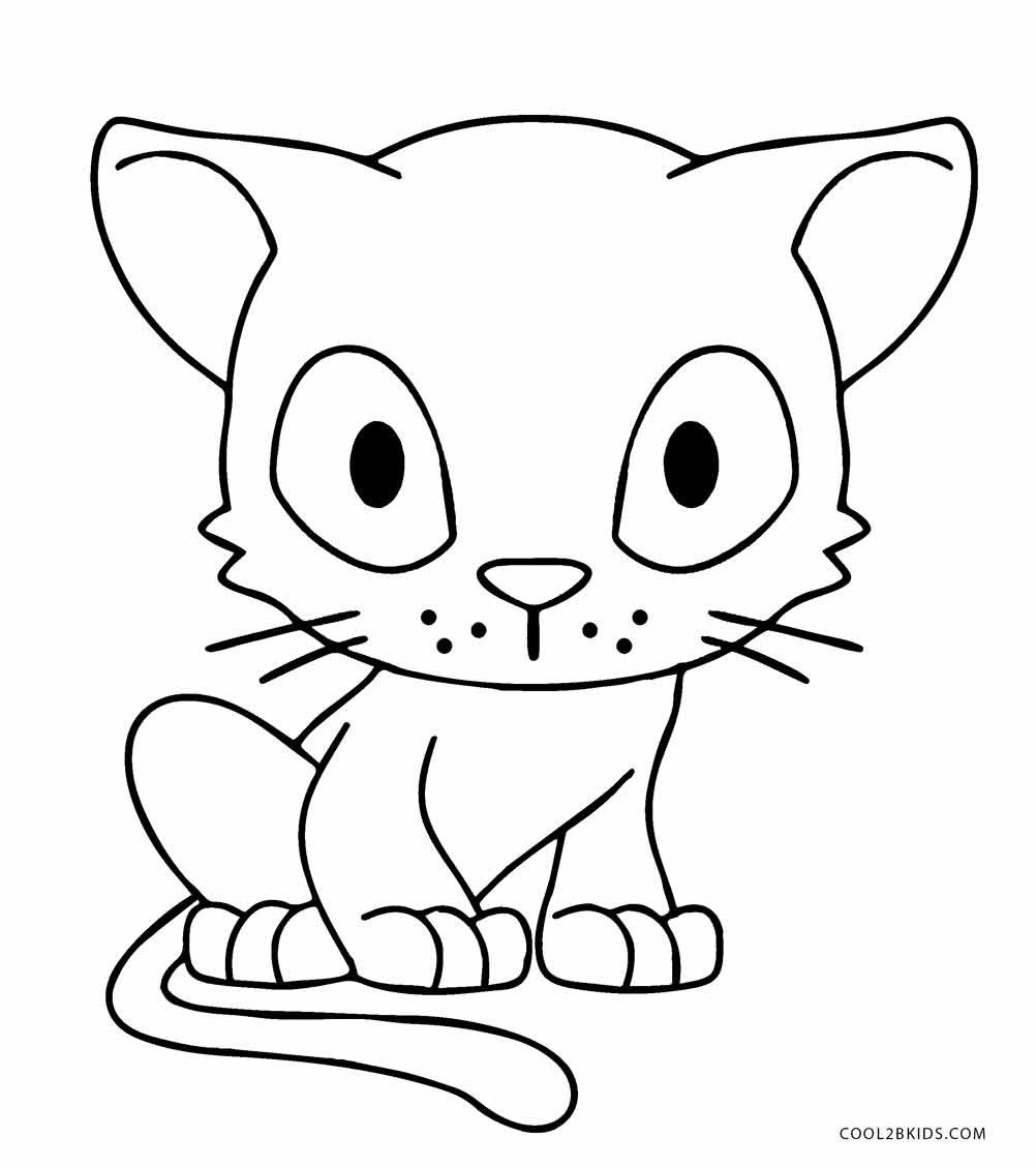Cat Coloring Pages For Girls
 Free Printable Cat Coloring Pages For Kids