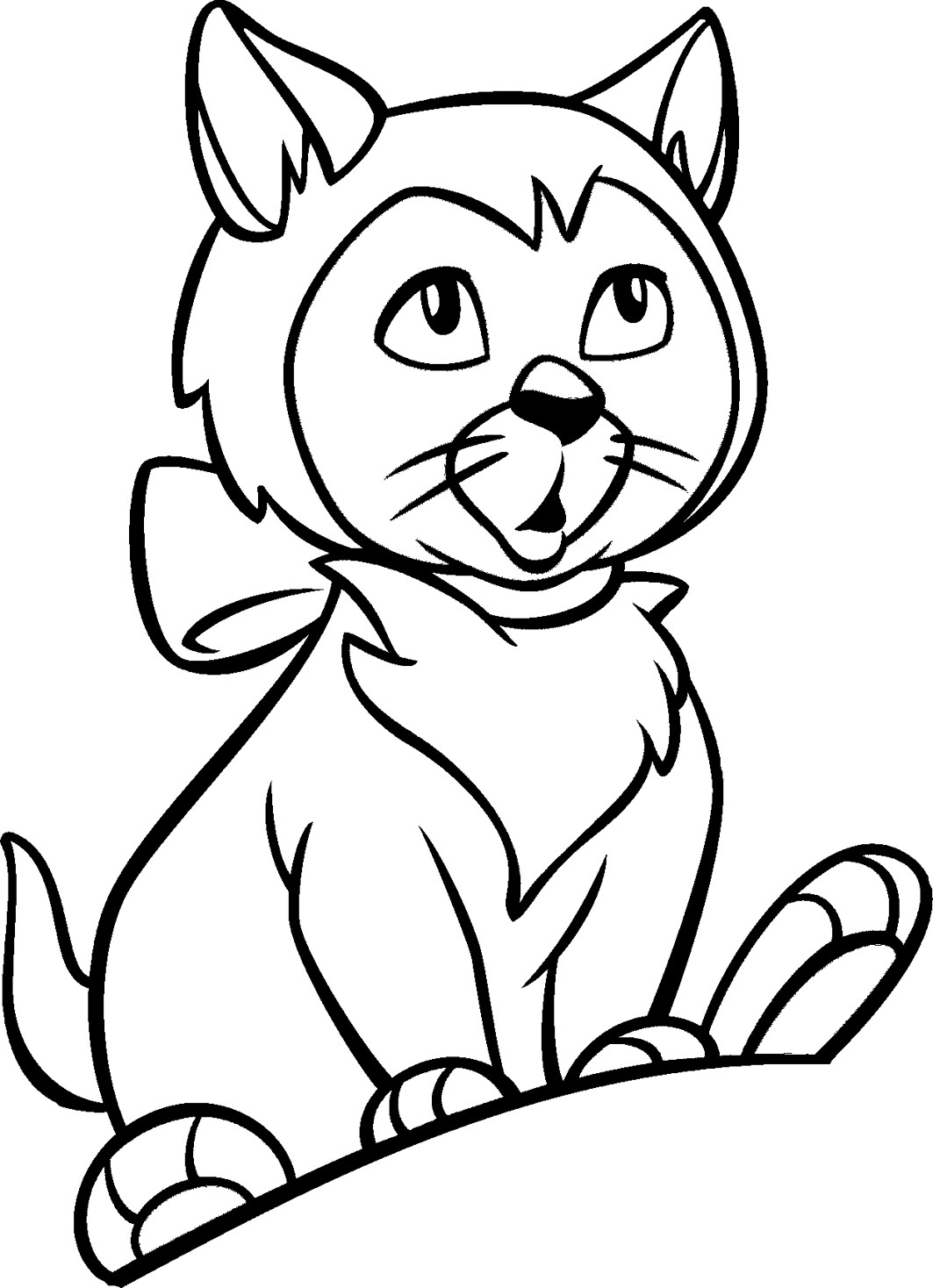 Cat Coloring Pages For Toddlers
 Coloring Pages for Kids Cat Coloring Pages for Kids