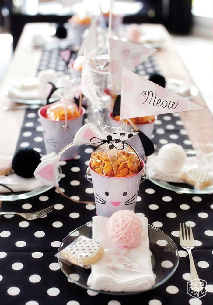 Cat Themed Birthday Party
 Are you planning a Cat Party Purr fect check out our