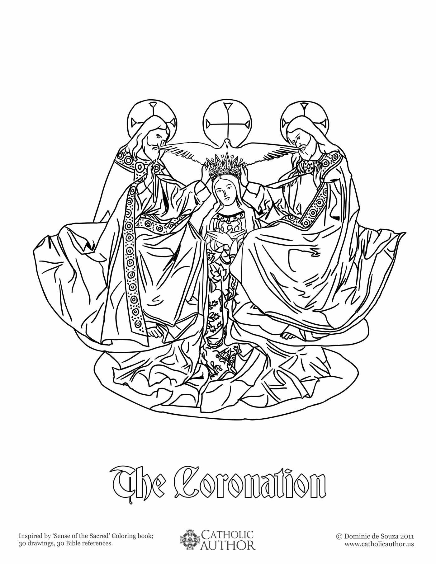 Catholic Adult Coloring Book
 12 Free Hand Drawn Catholic Coloring CatholicViral