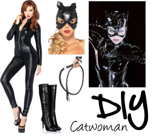 Catwoman Mask DIY
 DIY Catwoman Costume