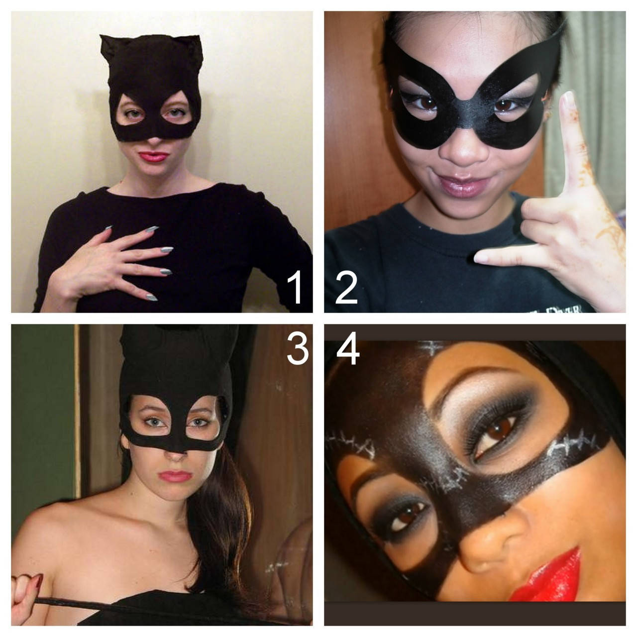 Catwoman Mask DIY
 DIY Halloween truebluemeandyou DIY Catwoman Mask