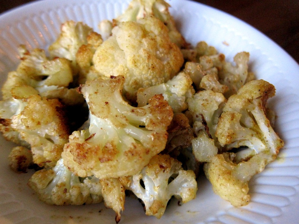 Cauliflower Side Dishes
 Gingery Curry Roasted Cauliflower Recipe