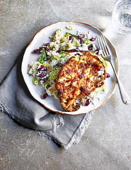 Cauliflower Steaks Vegan
 Chicken and Cauliflower Recipe with Yogurt olivemagazine
