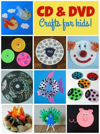 Cd Craft Ideas For Kids
 CD and DVD Crafts for Kids