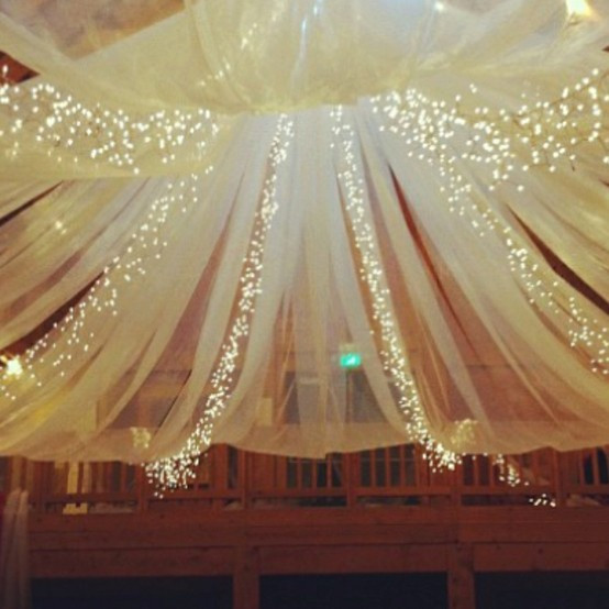 Ceiling Decorations For Weddings
 DIY Decor For Over Dance Floor