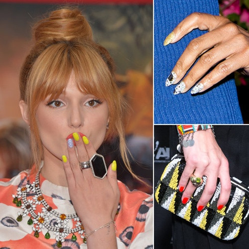 Celebrity Nail Designs
 30 Celebrity Nail Art from 2013