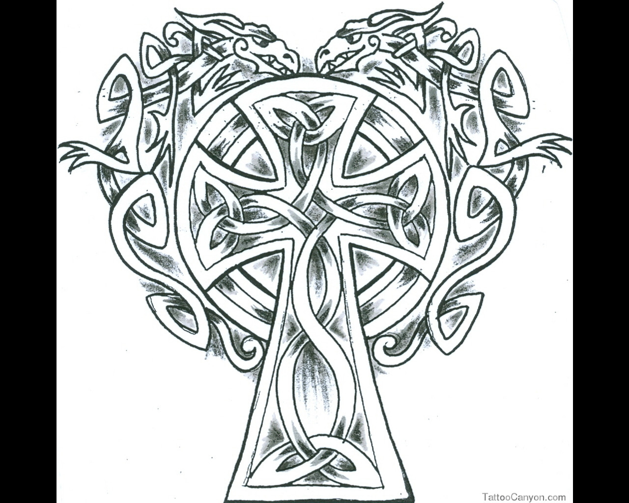 Celtic Adult Coloring Book
 Celtic Cross Drawing at GetDrawings