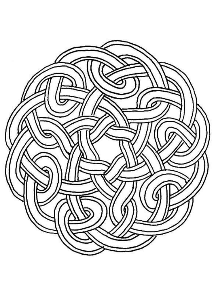Celtic Adult Coloring Book
 Celtic Knot coloring pages for adults Free Printable