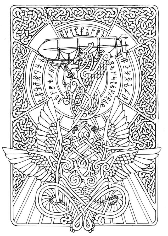 Celtic Adult Coloring Book
 94 best Celtic Coloring Pages for Adults images on