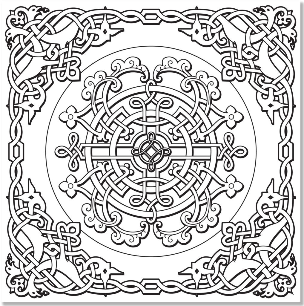 Celtic Adult Coloring Book
 Coloring Pages Celtic Designs Adult Coloring Book Stress